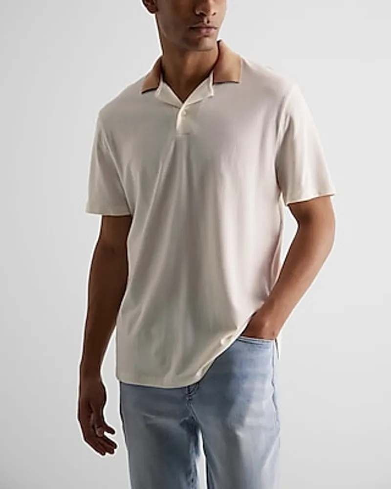 Pique Polo L/S, men's polos