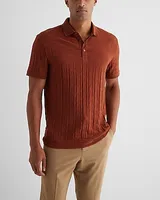 Textured Geo Cotton-Blend Jacquard Polo Default Men's S