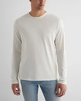 X Logo Graphic Perfect Pima Cotton Long Sleeve T-Shirt Men's