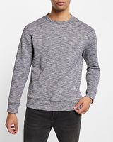 Relaxed Slub Crew Neck Long Sleeve T-Shirt