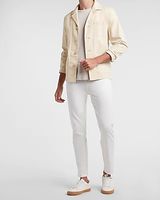 Slim Solid Chore Shirt Jacket