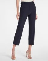 Editor Super High Waisted Straight Cropped Pant Black Women's 14 Long