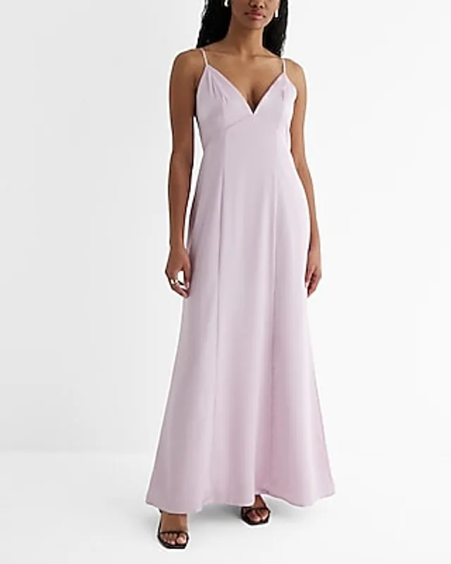 strapless open back dress Pink Paisley Floral Dress | Strapless Maxi Dress