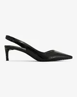 Slingback Kitten Heel Pumps Women's 6