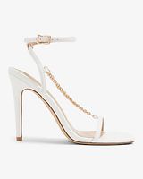 Chain Strap High Heeled Sandals Multi-Color Women's 10