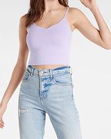 Body Contour Sweetheart Crop Sweater Top