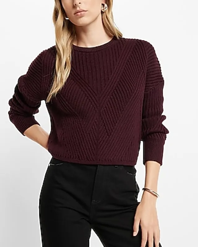 Ribbed Cozy Knit Cowl Neck Top