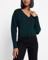 V-Neck Dolman Sleeve Cardigan