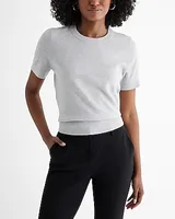 Skimming Crew Neck Short Sleeve Sweater Women's