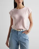 Satin Crew Neck Gramercy Tee Women's XS