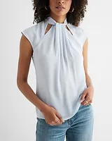 Twist High Neck Gramercy Tee