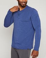 Fourlaps Long Sleeve Radius Henley T-Shirt Blue Men's L