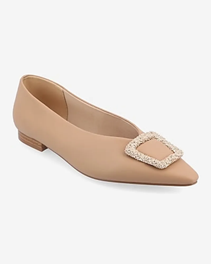 Journee Collection Elowen Pointed Toe Flats Women's