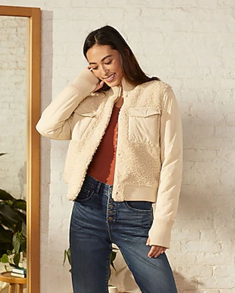 Women's Sherpa Bomber Jacket