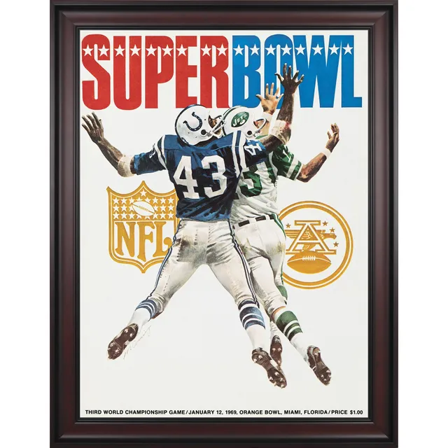 Fanatics Authentic New Orleans Saints vs. Indianapolis Colts Super Bowl XLIV  10.5 x 13 Sublimated Plaque