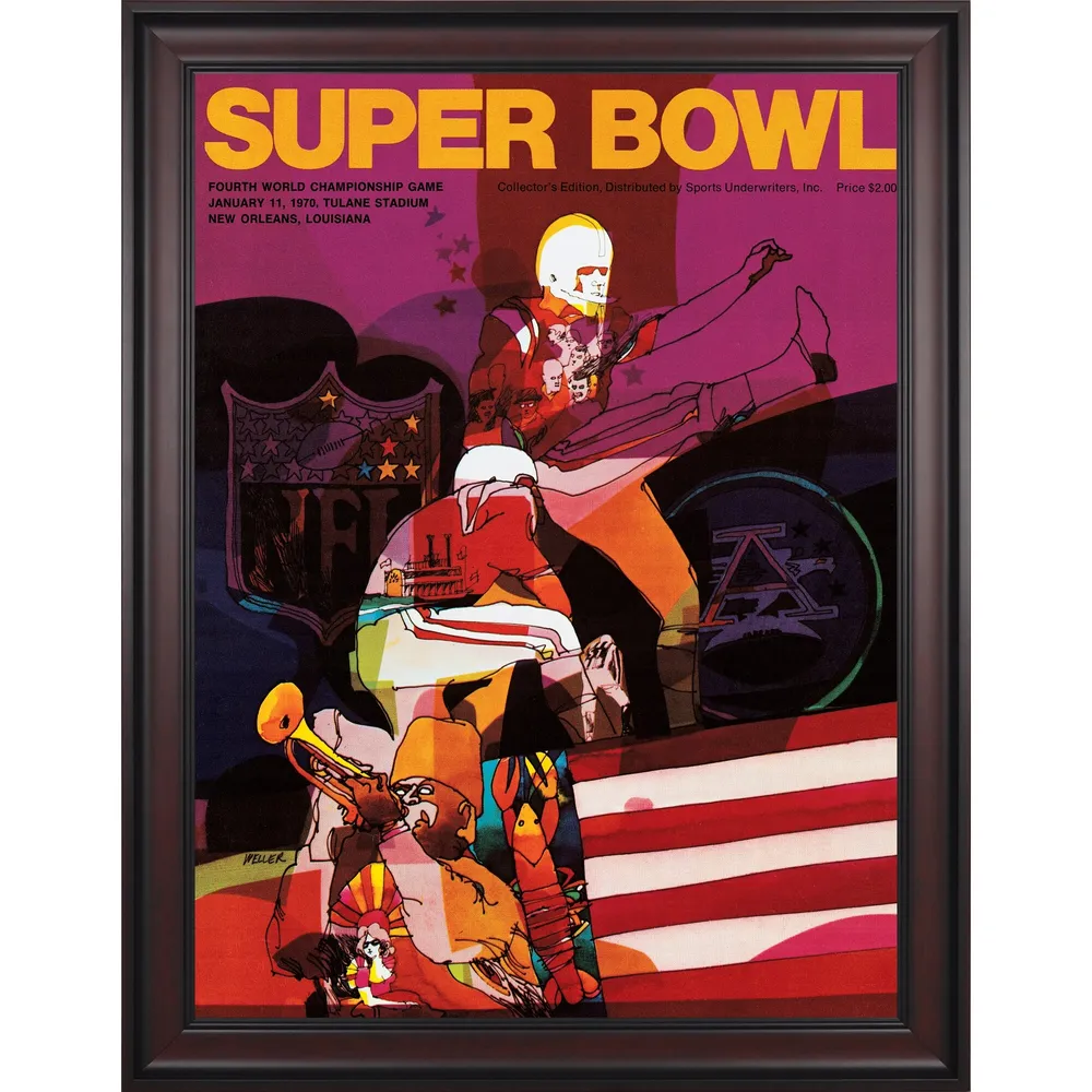 Kansas City Chiefs Fanatics Authentic Brown Framed Super Bowl