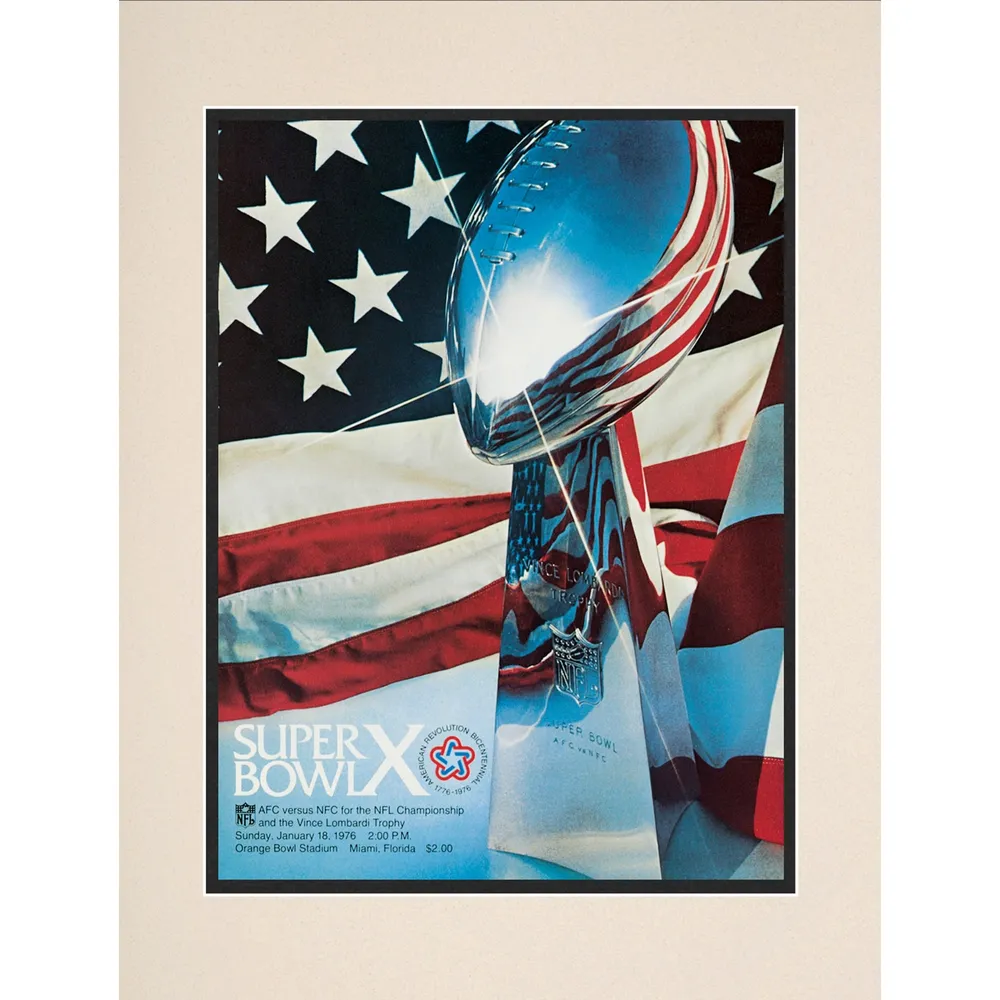 Fanatics Authentic Dallas Cowboys vs. Pittsburgh Steelers Super Bowl XXX 10.5 x 13 Sublimated Plaque