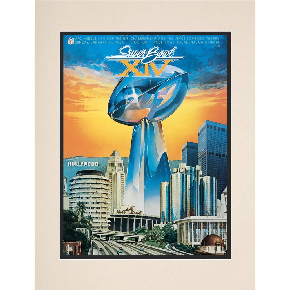 Pittsburgh Steelers Lithograph print of 1980 Super Bowl 2021