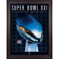 1999 Broncos vs Falcons Framed 36 x 48 Canvas Super Bowl XXXIII