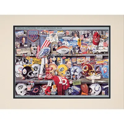 Phil Simms Ottis Anderson & Eli Manning New York Giants Multi-Signed 16 x  20 Super Bowl MVP Collage Photograph