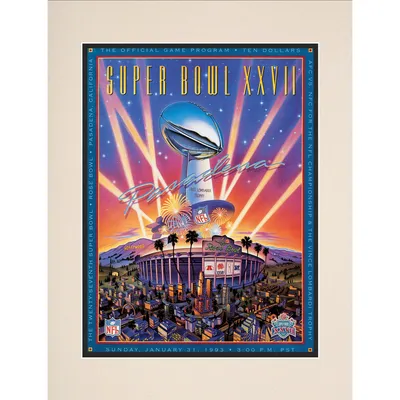 Dallas Cowboys vs. Miami Dolphins Super Bowl VI 10.5 x 13 Sublimated  Plaque