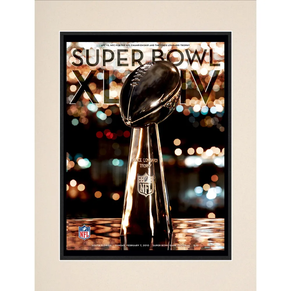 1985 49ers vs Dolphins Framed 10.5 x 14 Super Bowl XIX Program