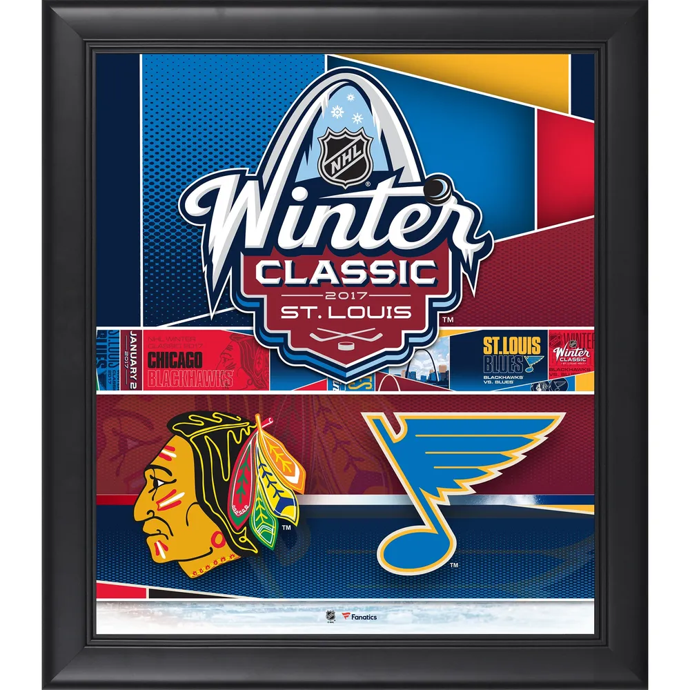 Chicago Blackhawks vs. St. Louis Blues Fanatics Authentic 2017 NHL Winter  Classic National Emblem Jersey Patch