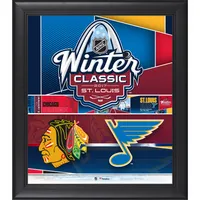 Pittsburgh Penguins vs. Boston Bruins Framed 15 x 17 2023 Winter Classic matchup Collage