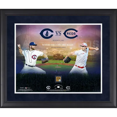 Derek Jeter New York Yankees Framed 15 x 17 Jersey Retirement Collage with A Capsule of Game used Dirt