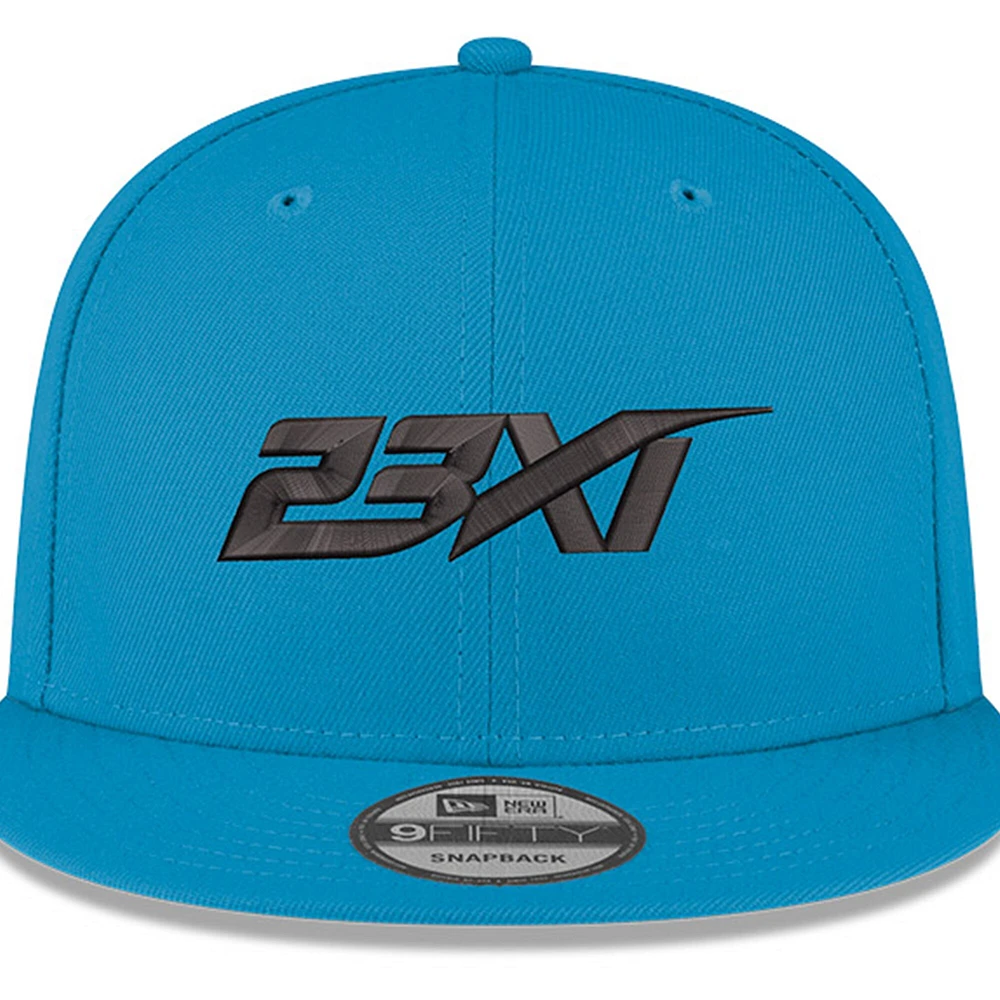 Casquette snapback New Era 23XI Racing 9FIFTY bleue pour homme