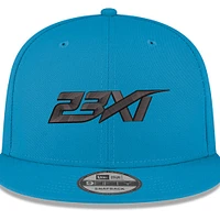 Casquette snapback New Era 23XI Racing 9FIFTY bleue pour homme