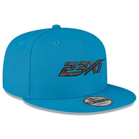 Casquette snapback New Era 23XI Racing 9FIFTY bleue pour homme