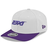 Casquette ajustable New Era 23XI Racing 9SEVENTY Team pour homme, blanche/violette