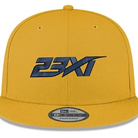 Casquette snapback jaune New Era 23XI Racing 9FIFTY pour homme