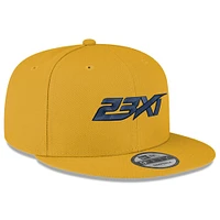 Casquette snapback jaune New Era 23XI Racing 9FIFTY pour homme