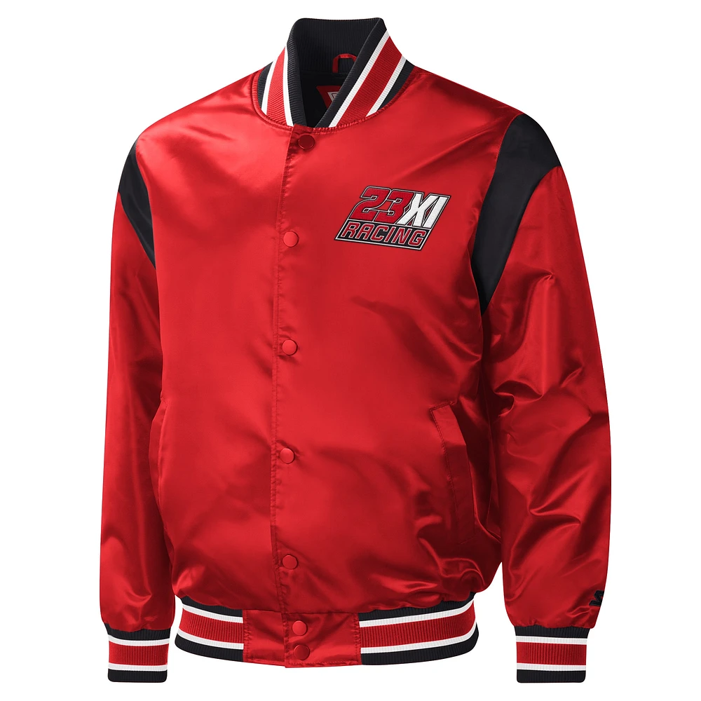 Veste universitaire Starter Red 23XI Racing Force Play pour homme