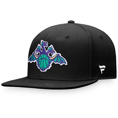 Casquette Snapback Fanatics noire à 3 têtes Monsters Core pour hommes