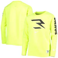 T-shirt à manches longues Nike Neon Green 3BRAND by Russell Wilson Signature Collection pour jeune