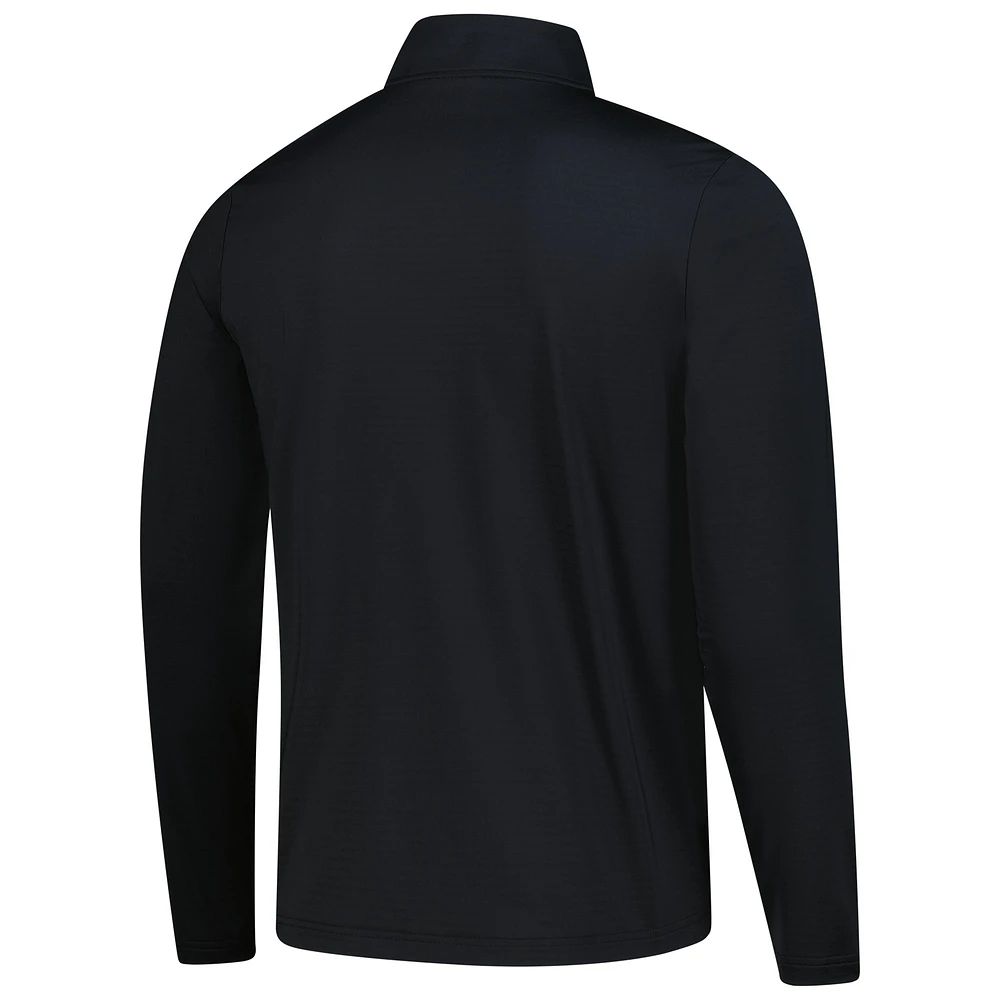 Men's Nike  Black 3M Open Victory Performance Half-Zip Pullover