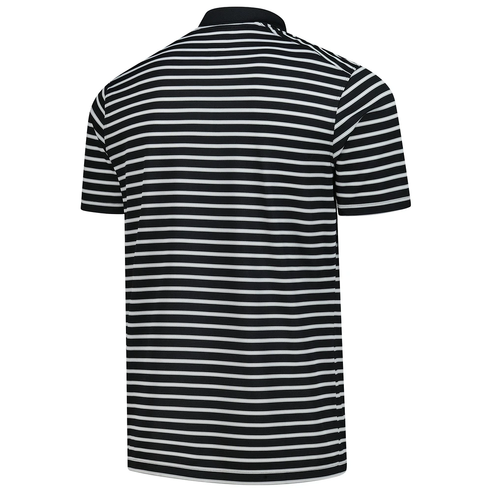 Men's Nike  Black 3M Open Victory Stripe Performance Polo