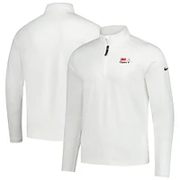 Pull Nike 3M Open Performance Victory à demi-zip pour homme blanc
