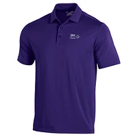 Men's Under Armour Purple 3M Open T2 Green Polo