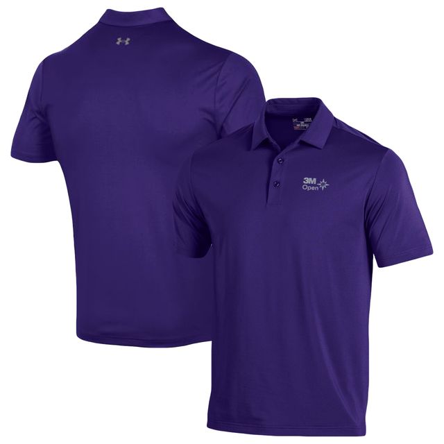 Polo Homme Under Armour Violet 3M Open T2 Vert