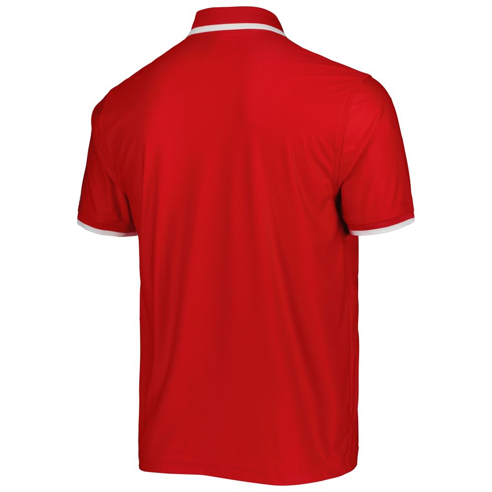 Men's Under Armour Red 3M Open Playoff 2.0 Pique Performance Polo