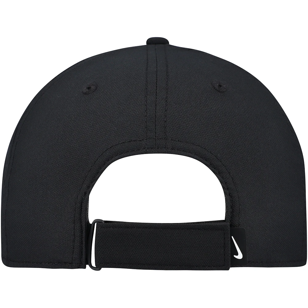 Unisex Nike  Black 3M Open Swoosh Club Performance Adjustable Hat