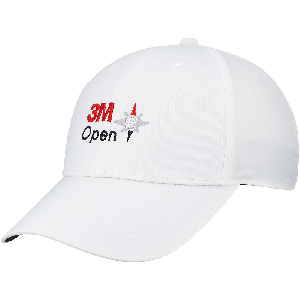 Unisex Nike White 3M Open Club Performance Adjustable Hat
