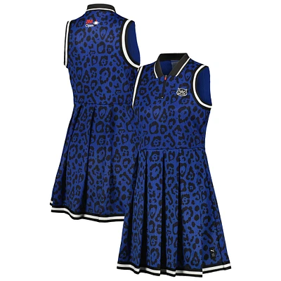 Robe sans manches à col en V et fermeture éclair quart de tour Puma Royal 3M Open Golf x Hoops pour femme