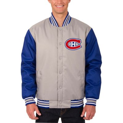 Montreal Canadiens JH Design Front Hit Poly Twill Jacket