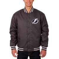 Tampa Bay Lightning JH Design Front Hit Poly Twill Jacket