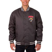 Florida Panthers JH Design Front Hit Poly Twill Jacket